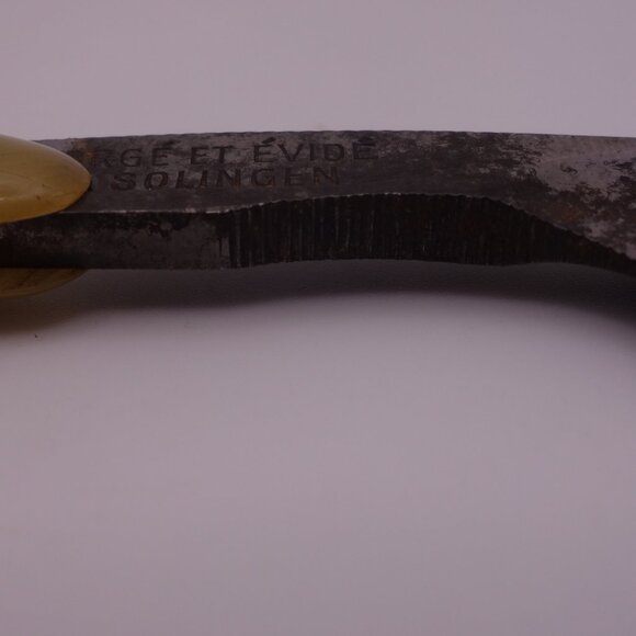 Vintage Amilcar Solingen Pour barbes tres dures Forge et Evide A Solingen Razor - Picture 15 of 16